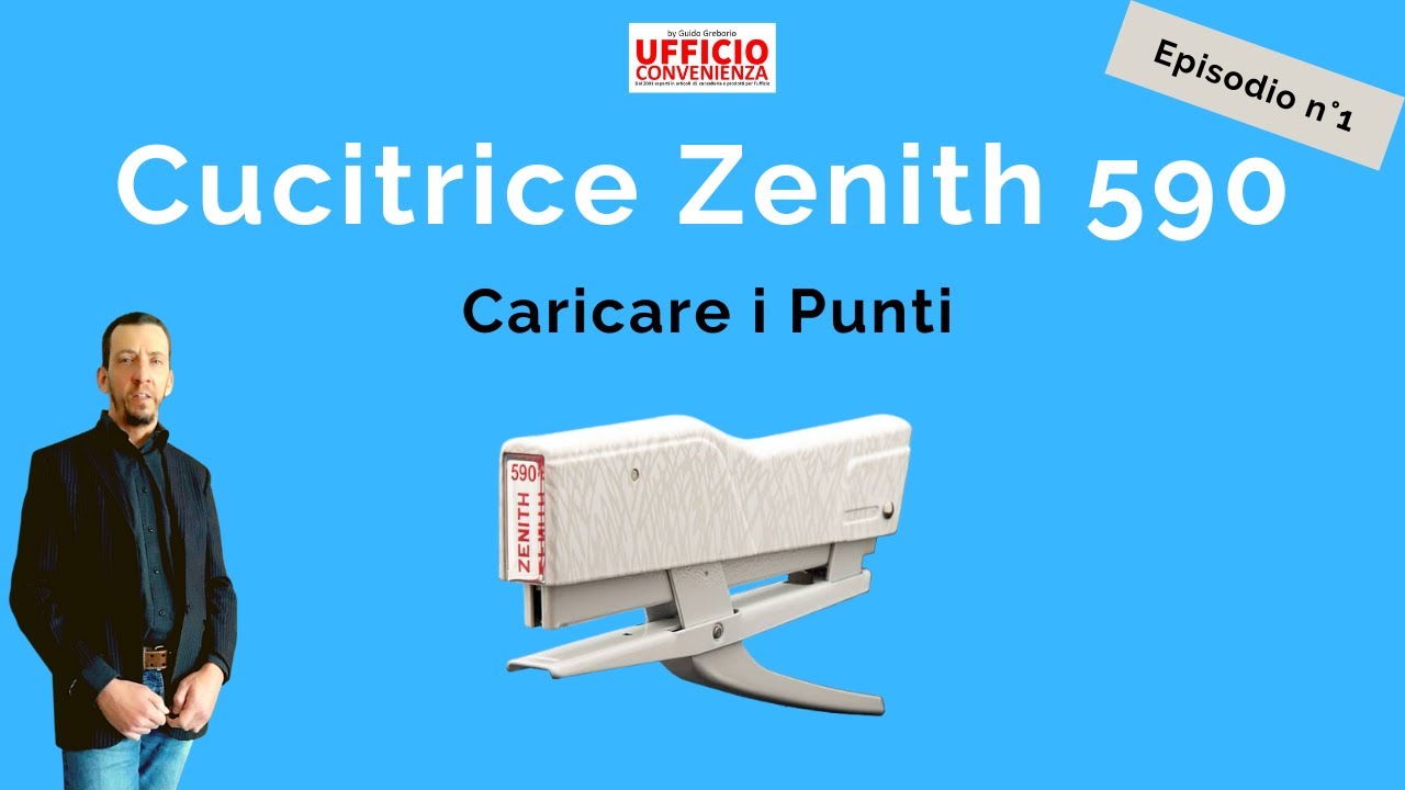 Cucitrice Zenith 590 Caricare i Punti