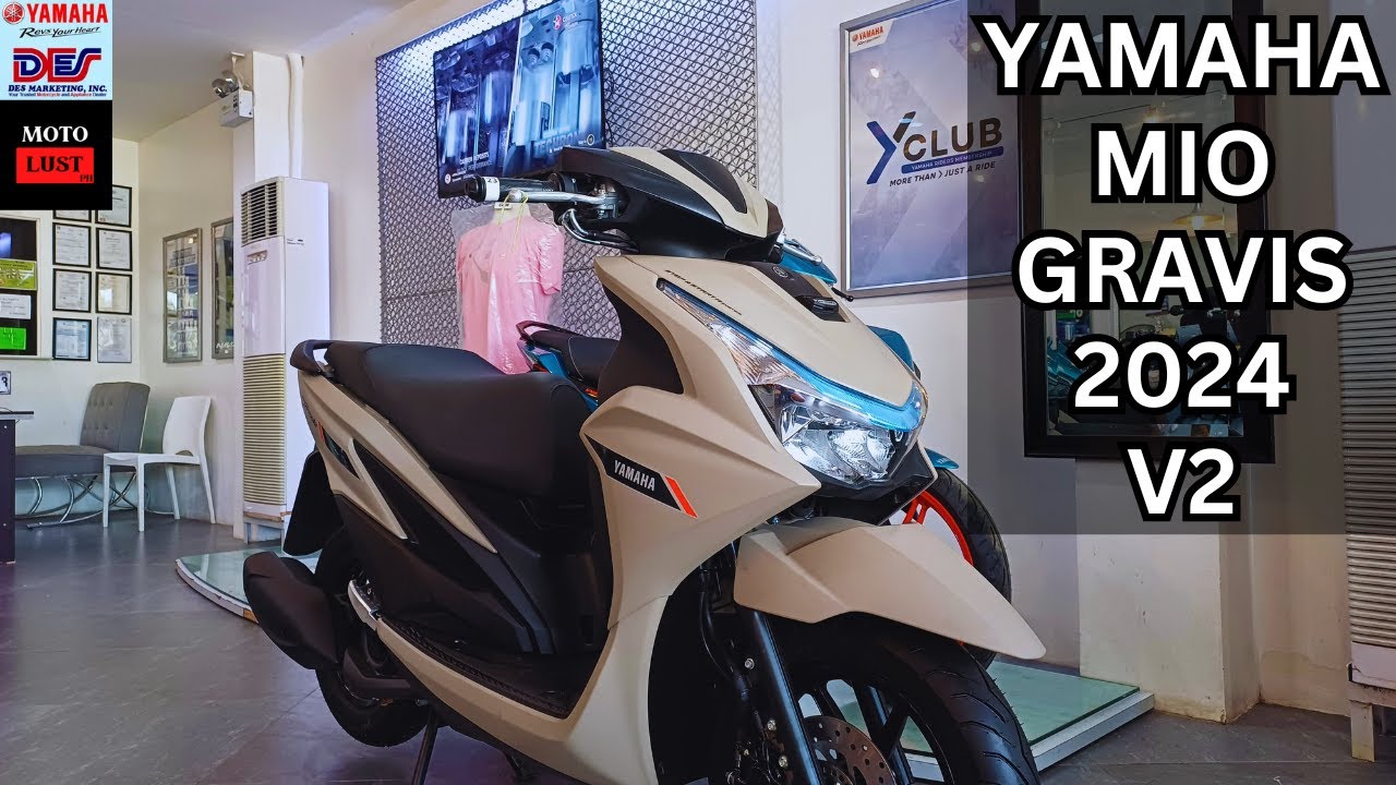 YAMAHA MIO GRAVIS 2024 V2 Quick Walkaround Review