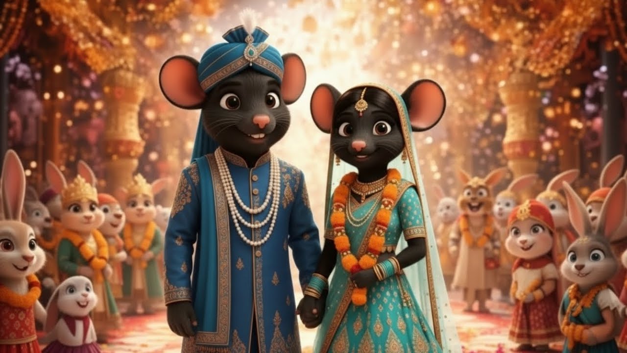 चूहे की सुपर बारात 😍 | Mouse Wedding Celebration Video