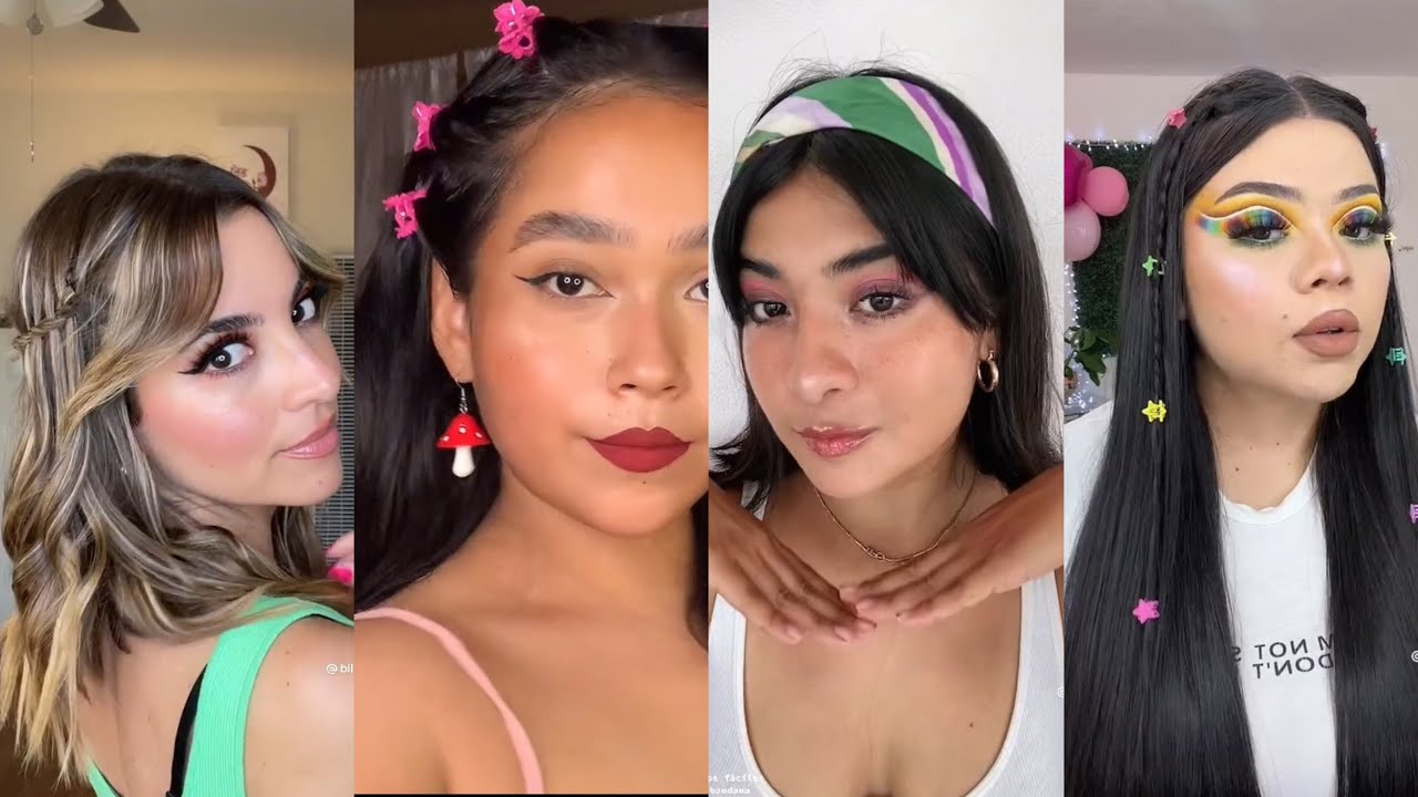 PEINADOS FACILES EN TENDENCIA IDEAS RAPIDAS | TIKTOKS RECOPILACION