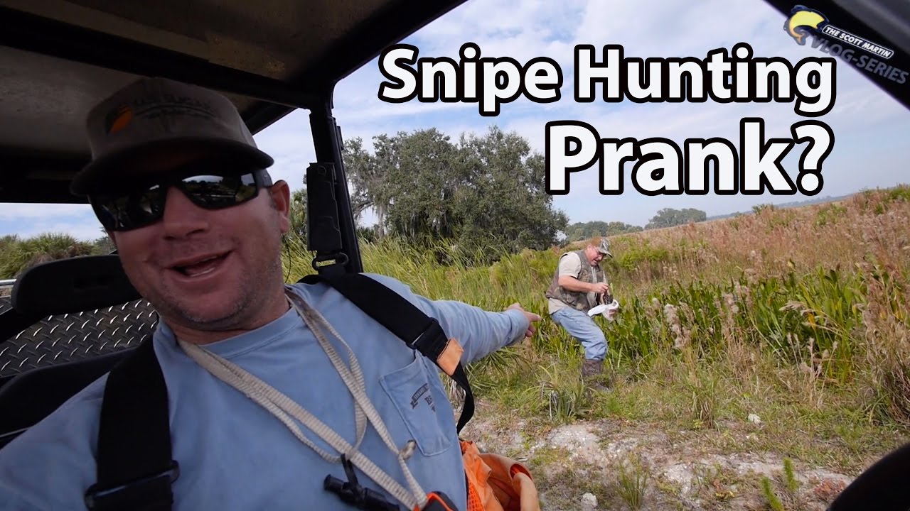 Real or a Prank? Snipe Hunting through a swamp with 12 gauge Shotguns