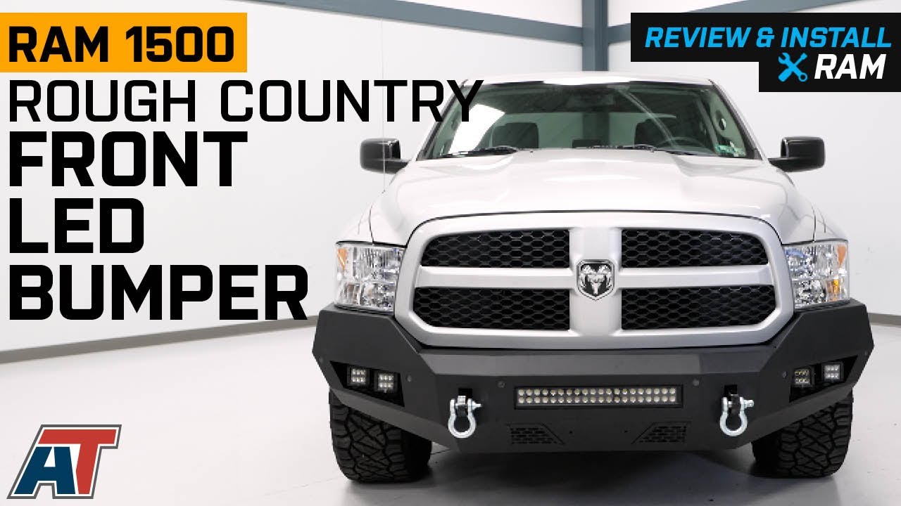 2013-2018 RAM 1500 Rough Country Heavy-Duty Front LED Bumper Review & Install