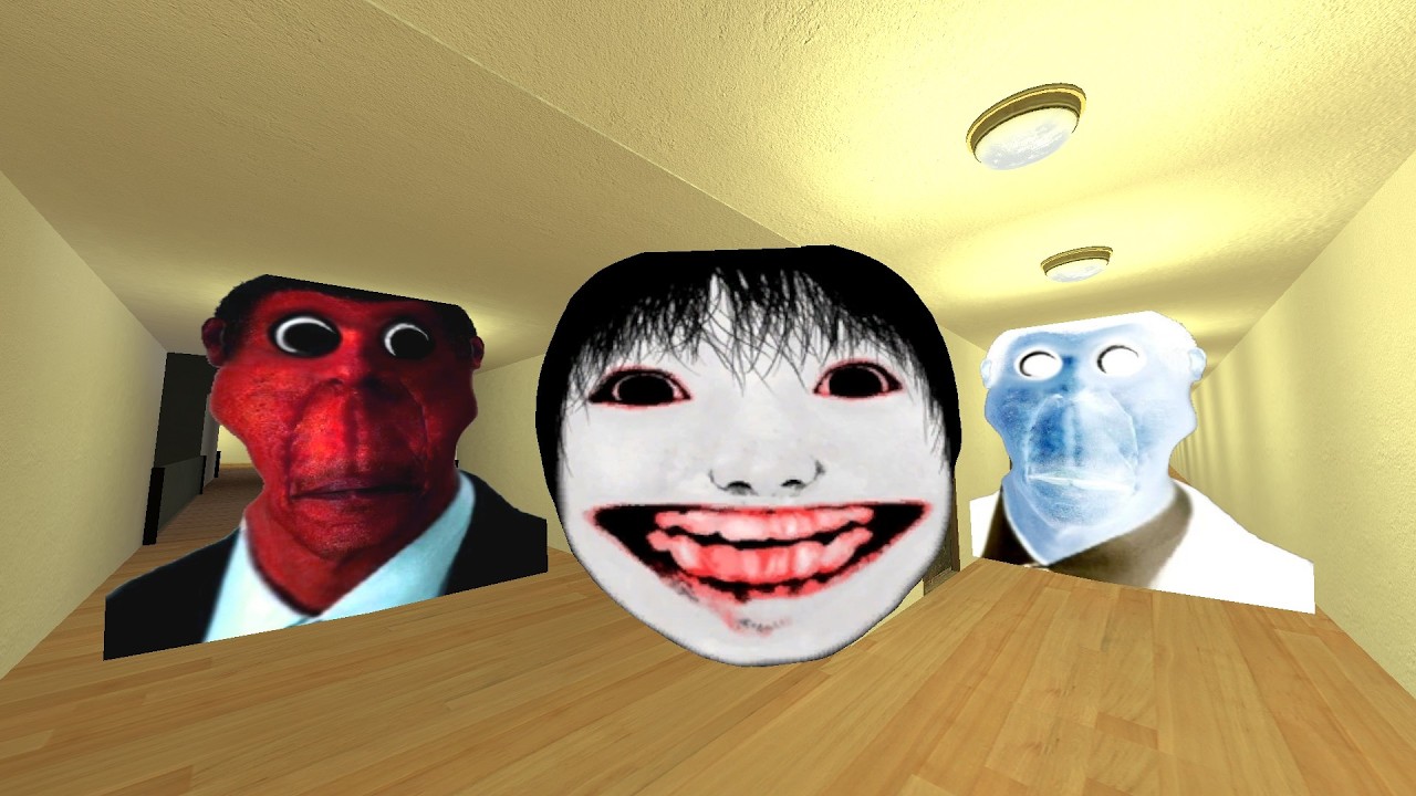 Меня зовут Йоши против Обунги в Liminal Hotel GMOD #Gmod_Rakib #Nextbots