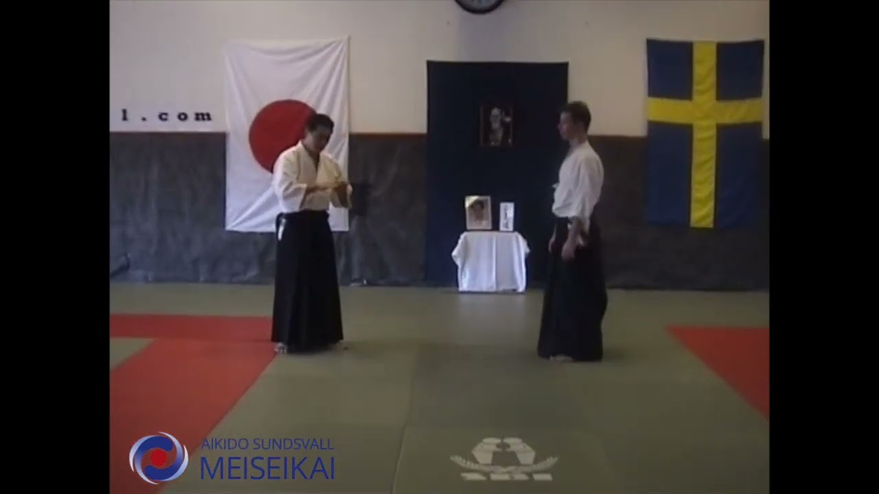 Aikido Ai Hanmi Ikkyo Omote7 Shishiya Sensei, Sundsvall unknown year