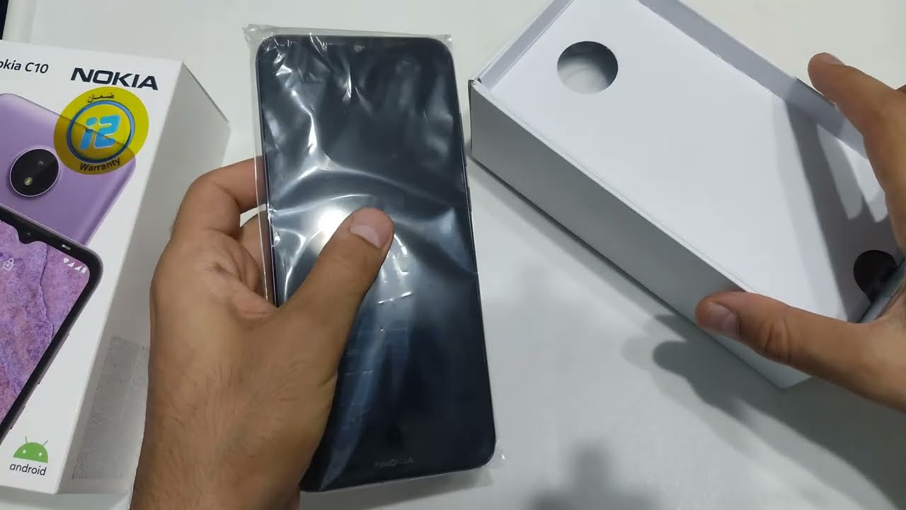 Nokia C10 Unboxing - فتح محتويات علبة موبايل نوكيا سي10