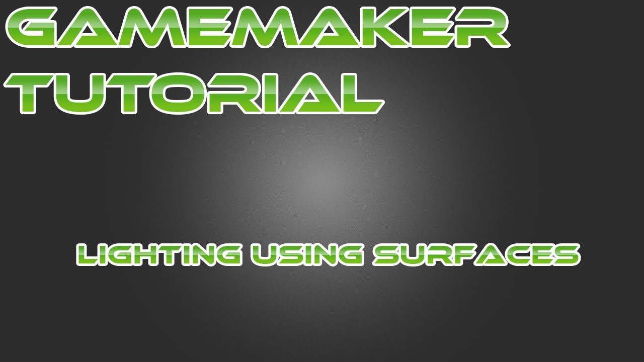Gamemaker Studio Tutorial - Basic Light Using Surfaces!