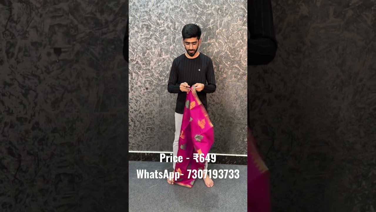 Very Soft Cotton Silk Floral Buta Saree #cottonsilk #softsarees #floral #jacquard