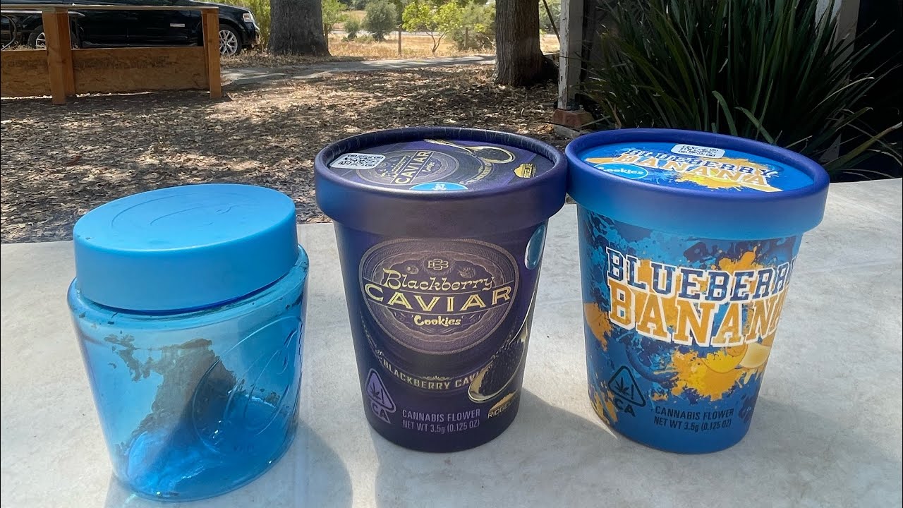 Cookies Flower Review Blackberry Caviar & Blueberry Banana