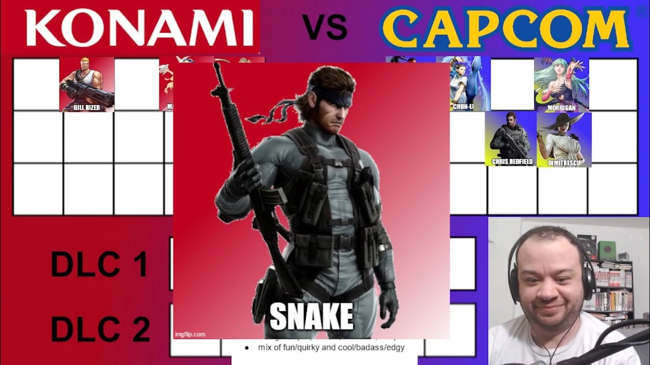 Roster Building: Konami vs Capcom