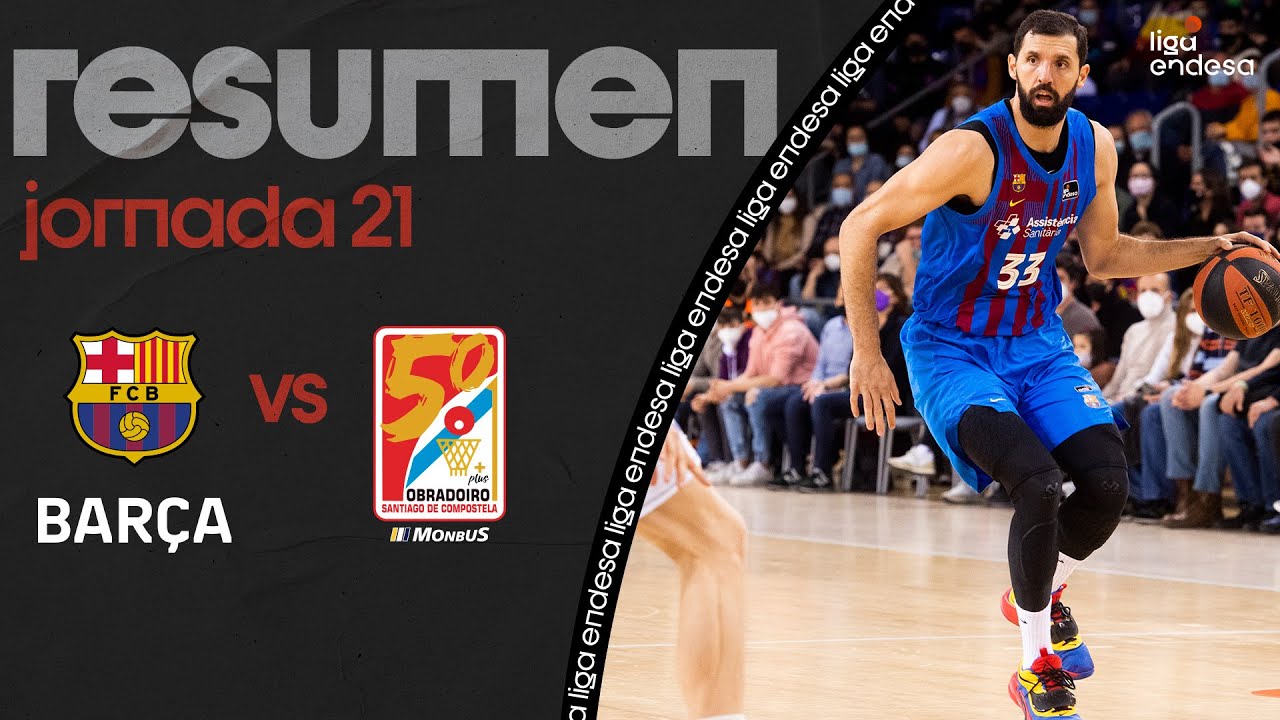Barça - Monbus Obradoiro (83-67) RESUMEN | Liga Endesa 2021-22