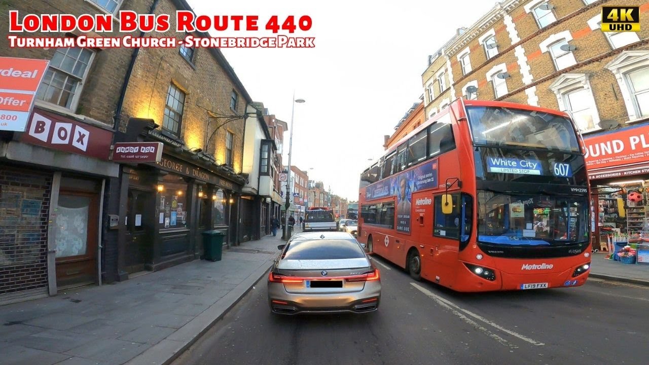 4K LONDON Bus Ride 🇬🇧 - Route 440 Full Bus Journey From Turnham Green Church To Wembley Fourth Way