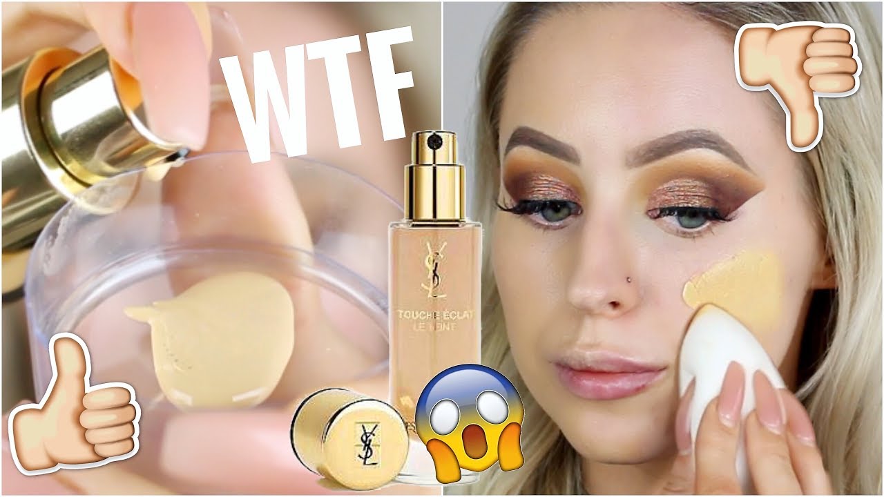 MOST FLAWLESS FOUNDATION EVER?! COMBO SKIN | YSL TOUCHE ECLAT