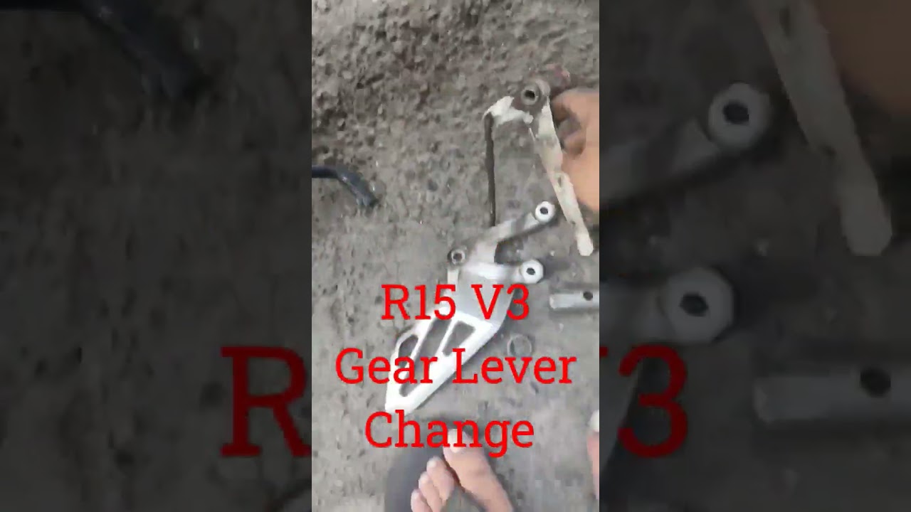 R15 V3 Gear Lever Change || Full Video link in Description