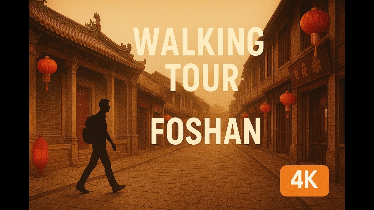 Walking tour Foshan China / Прогулка по Фошань Китай