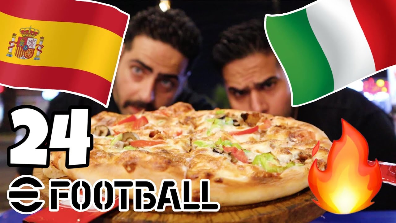 مباراة  يورو الاوروبي بين منتخب أسبانيا ضد منتخب أيطاليا شاهد مين فاز ؟؟ والمكافأة بيتزا efootball24