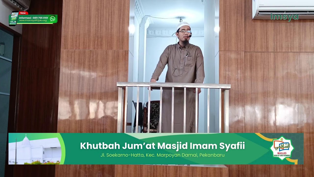 Khutbah Jum'at MIAS | Ustadz Subowo Dikdayana, M. Pd., MA.