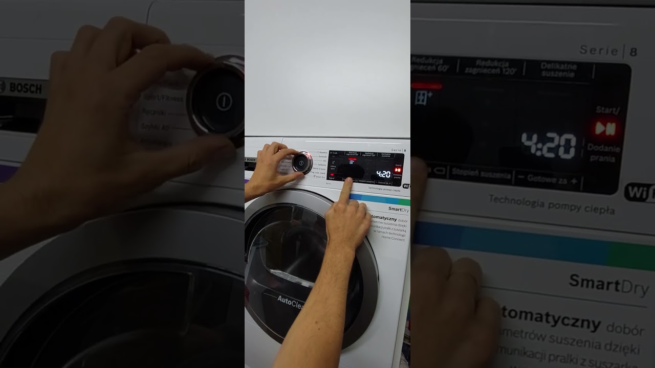 Bosch serie 8 CARE сброс