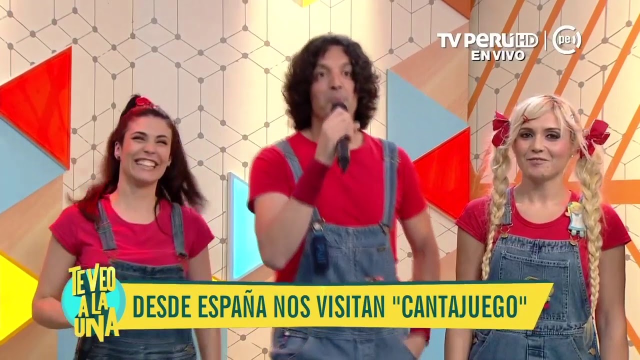 Te veo a la una (TV Perú) - Desde España cantajuegos - 30/05/2018