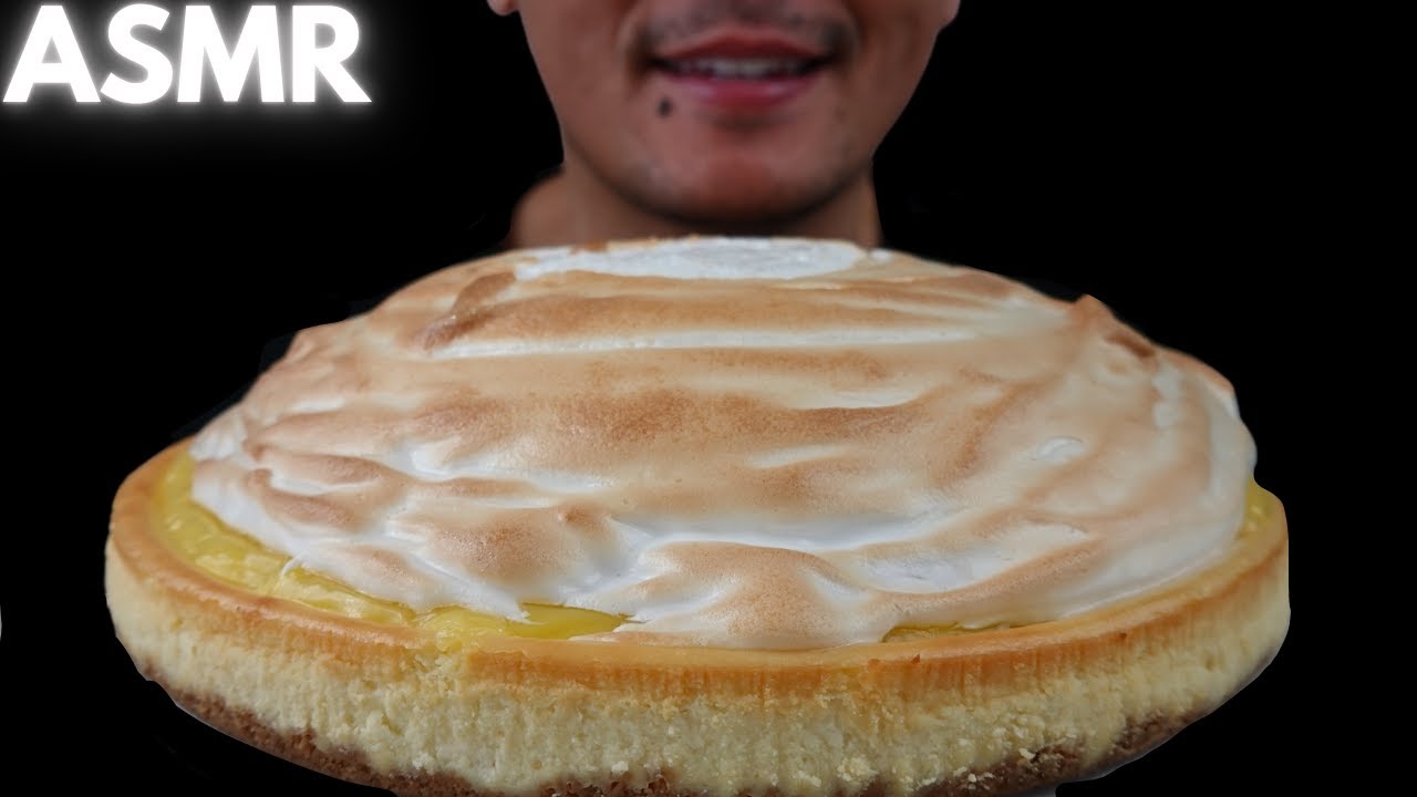ASMR | Costco Lemon Meringue Cheesecake | The Hangry Mole