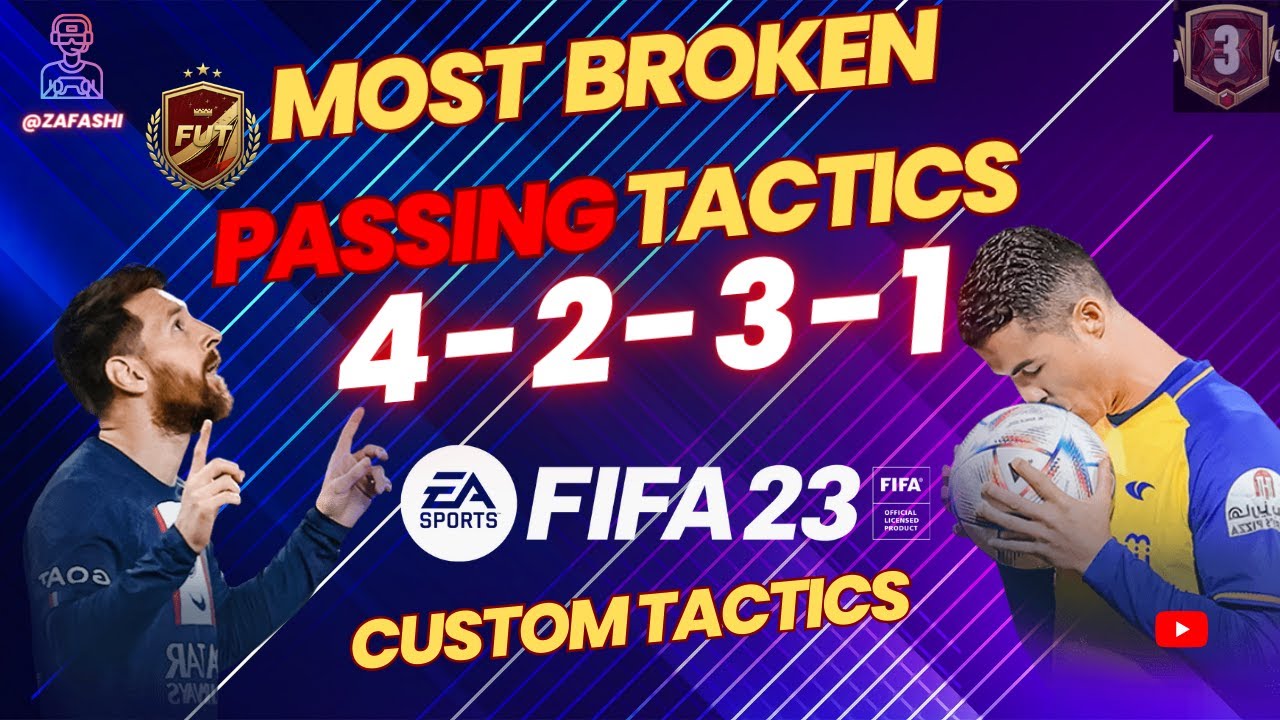 META 4-2-3-1 FIFA 23 CUSTOM TACTICS