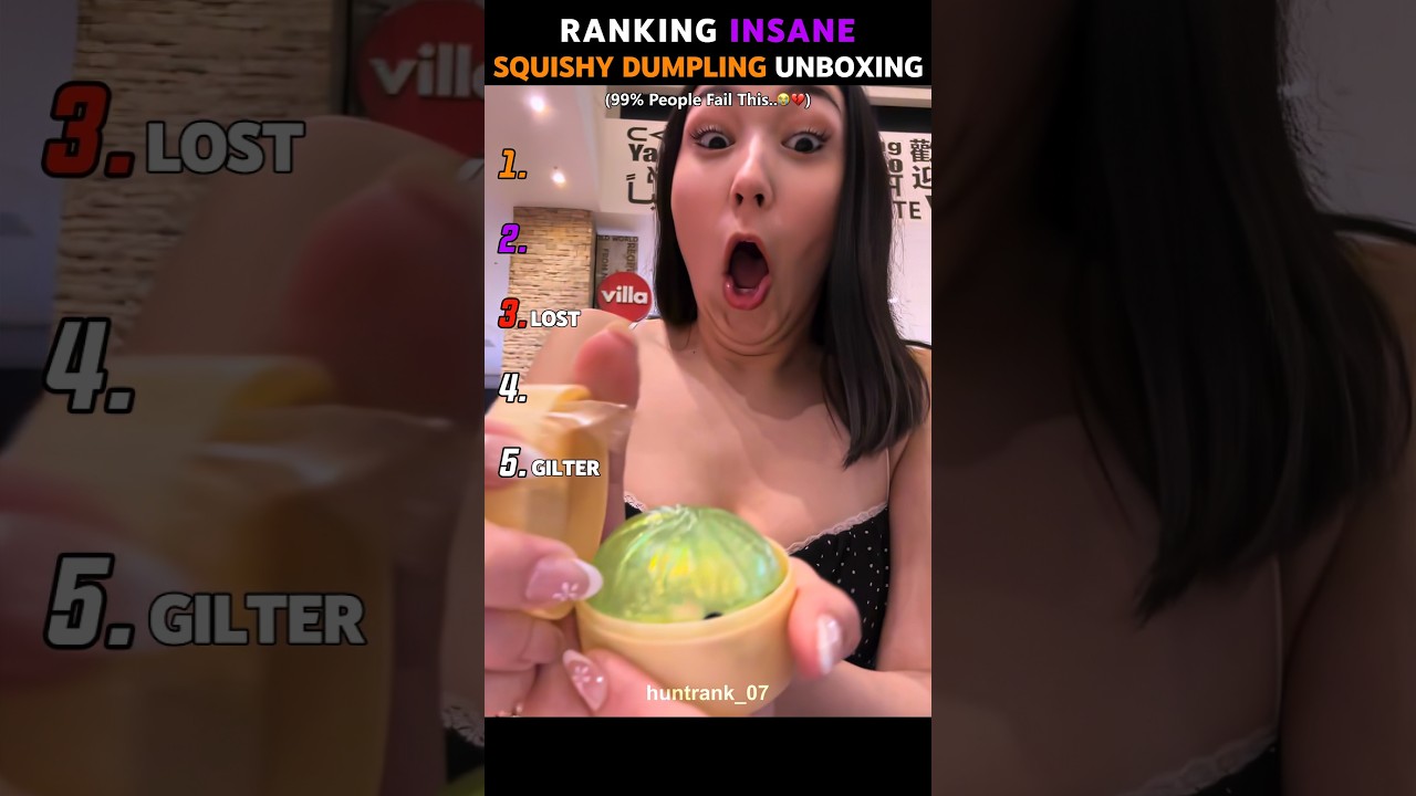 Ranking Insane Squishy Dumpling Unboxing 😭😱