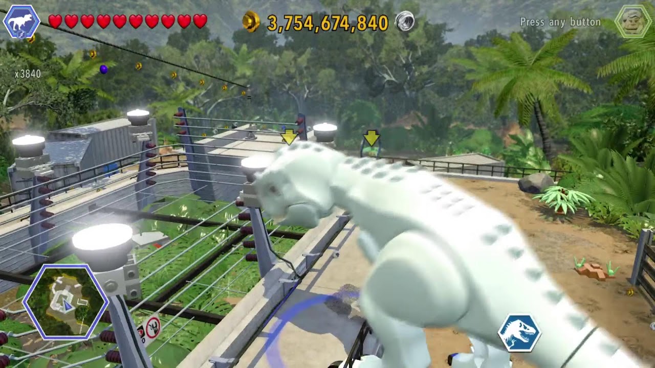 Lego Jurassic World glitches