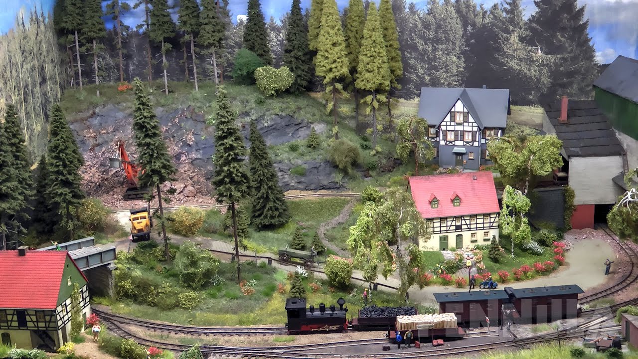 Feldbahn Modellbau : Schmalspur Modellbahn H0e mit Steinbruch und Brecher von Dr. Michael Giersberg