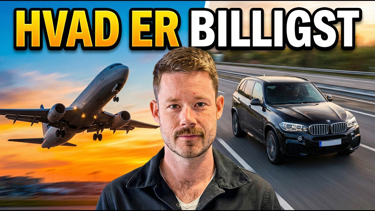K&oslash;r eller flyv til Milano - hvad er faktisk billigst!?