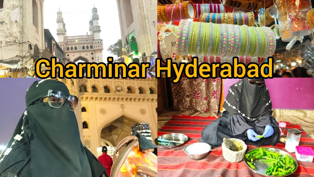 Hyderabad Charminar | Aaj Hum Log Gaye Charminar | Charminar Shopping | Dahi K Mirchiyan Recipe 