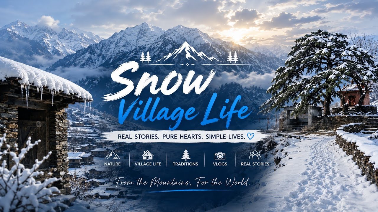 EXPLORING South Side of Biutha Valley After snowfall stopped (PART-2)