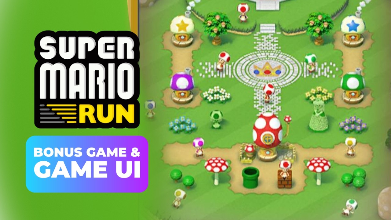 Super Mario Run - Bonus Game & Game UI