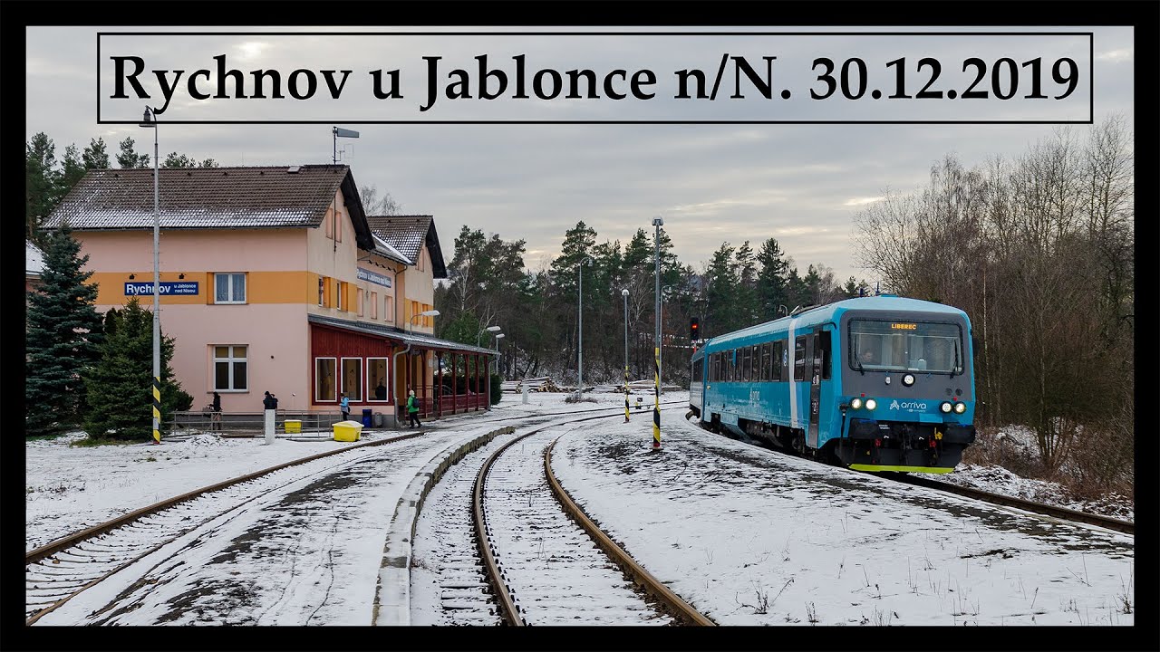 Vlaky Rychnov u Jablonce nad Nisou 30.12.2019