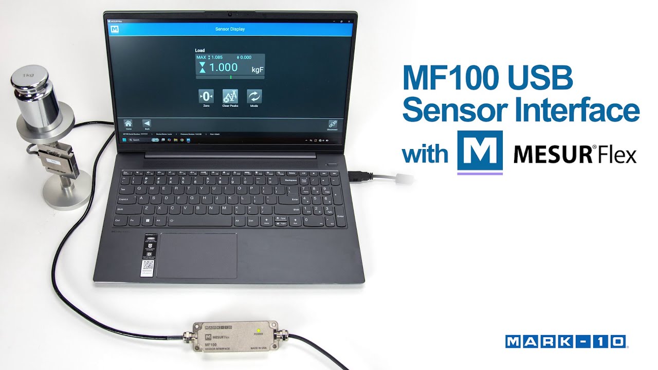 MF100 + MESURFlex USB sensor interface
