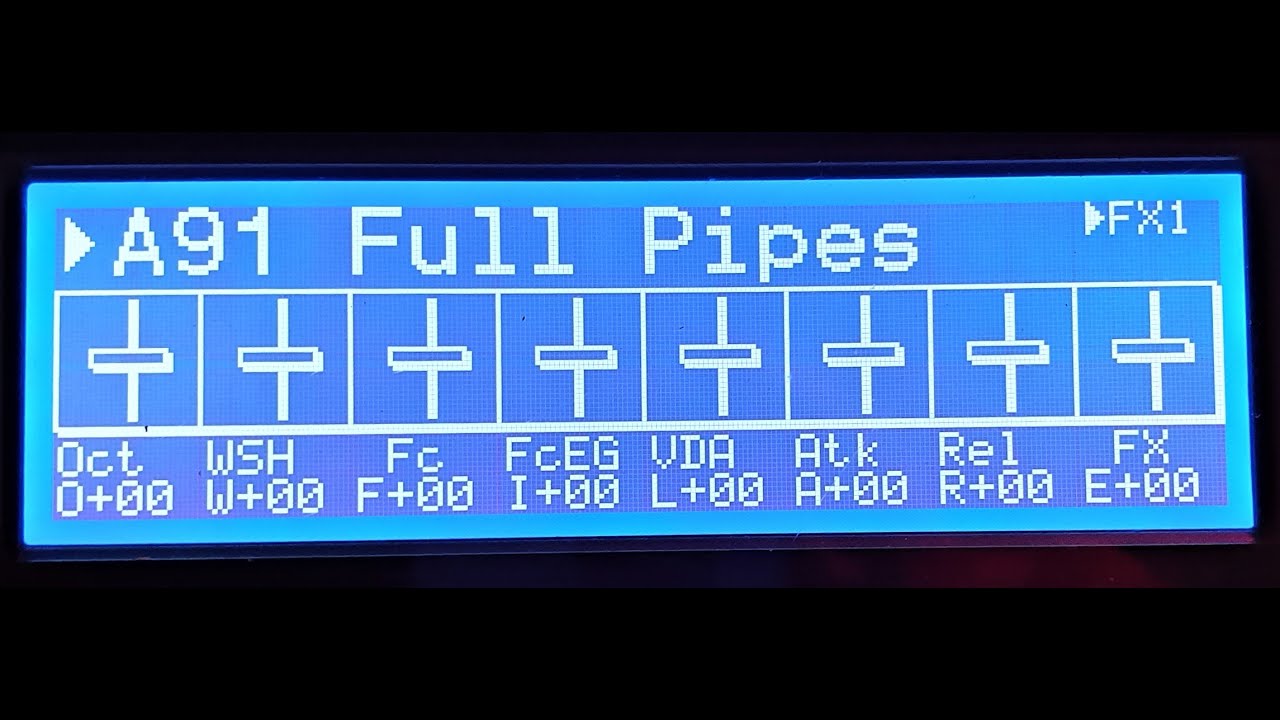 I could not resist it and replaced my old KORG 01/Wfddisplay for a new LED display.