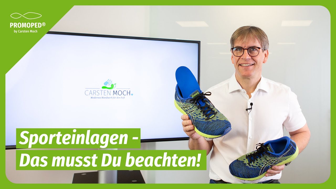 Einlagen im Sport? So helfen sie bei Achillessehnen-, Fersen- und Wadenbeschwerden!