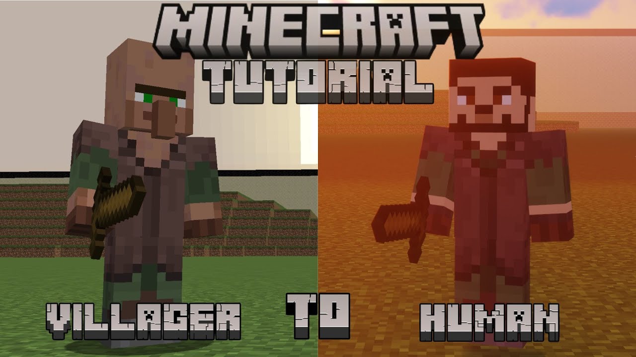 How to change Villager Recruits to Human? Finding config & serverconfig.