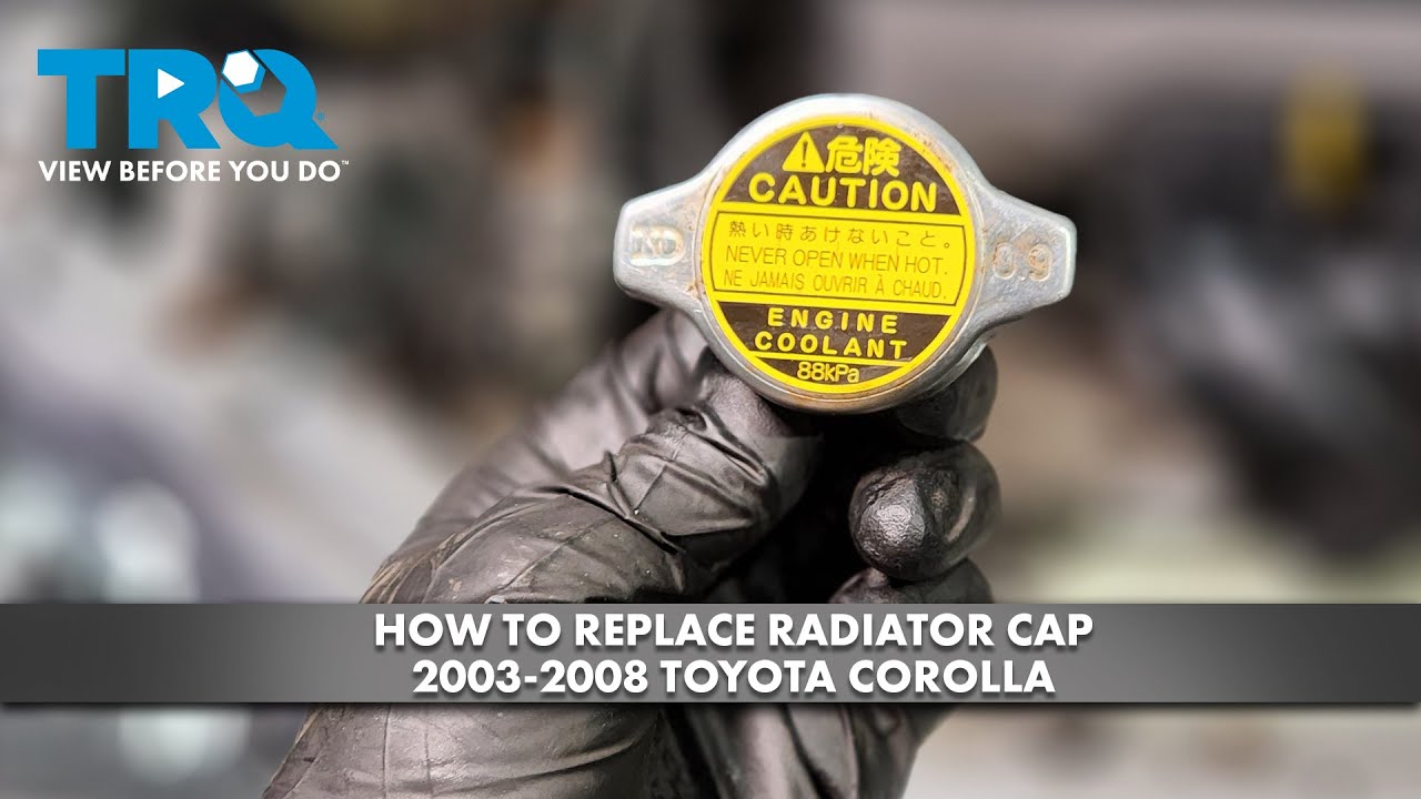How to Replace Radiator Cap 2003-2008 Toyota Corolla