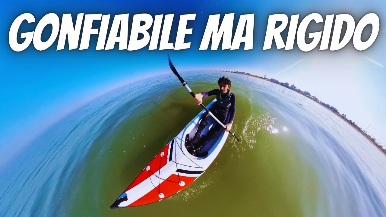 KAYAK gonfiabile STABILE, VELOCE e FACILE - TEST IN ACQUA del full drop-stitch JBay V-Shape