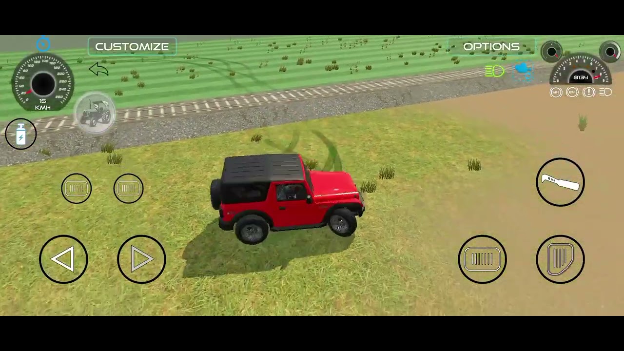 Danger Stunt game tractor 