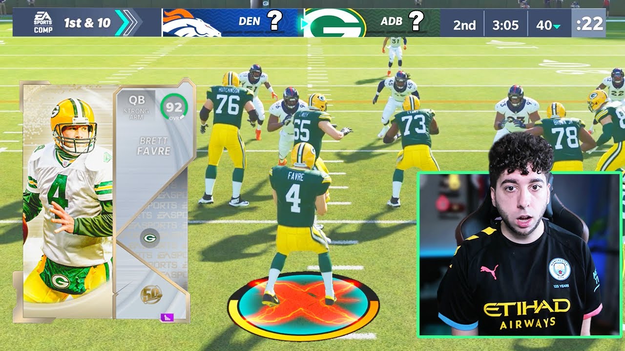 BRETT FAVRE STARTS IN OUR WILD CARD GAME! Madden 21 Ultimate Team Ep.10
