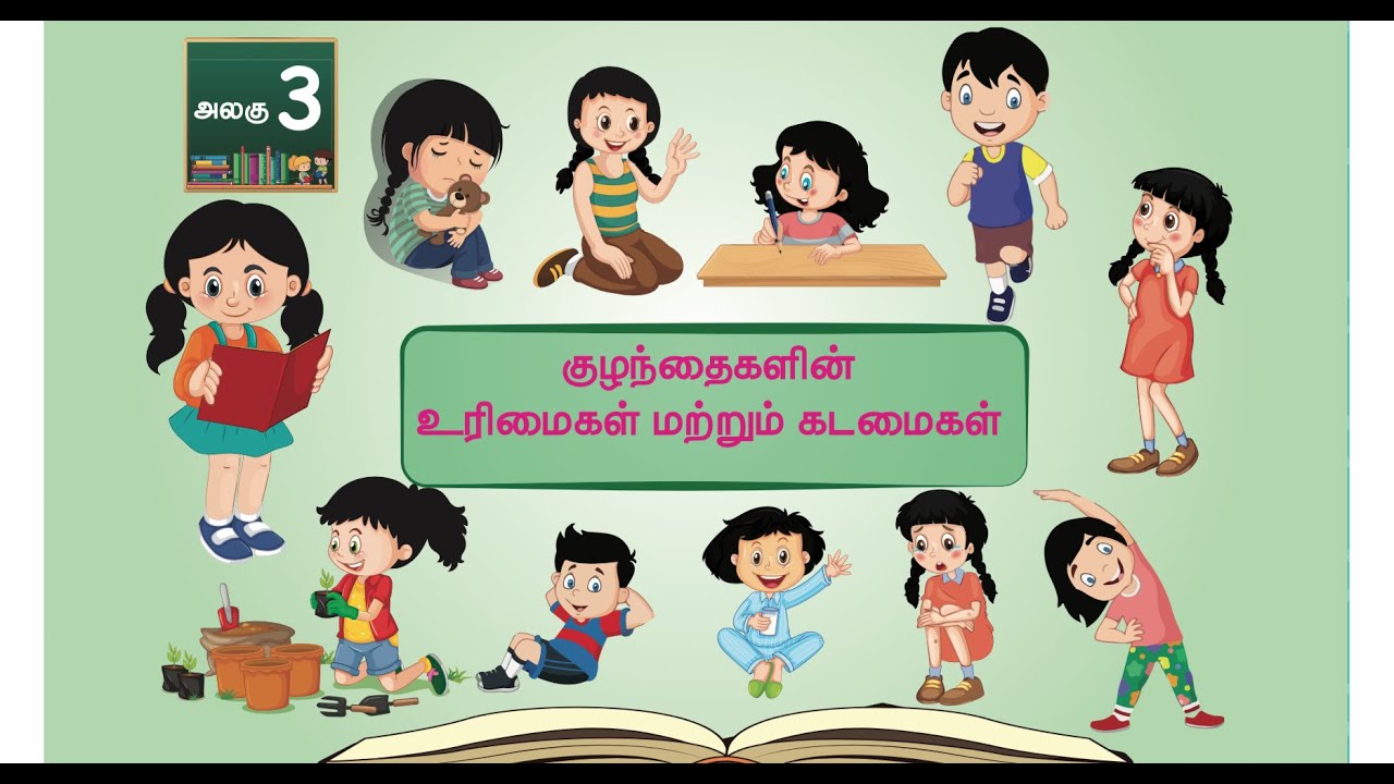 குழந்தைகளின் உரிமைகள்  மற்றும் கடமைகள் - Part 1  - UNIT 3 - TERM 3 - சமூக அறிவியல்  - 4th Std