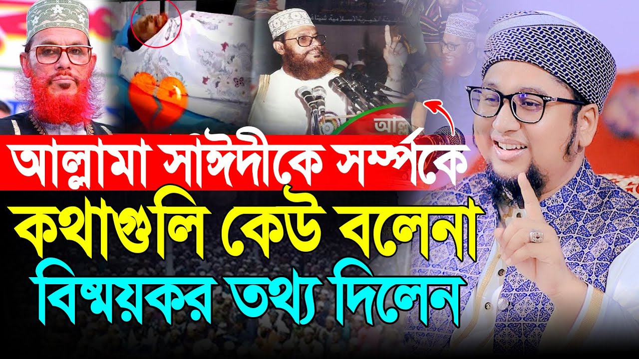 আল্লামা সাঈদী সম্পর্কে এই কথাগুলো কেউ বলে না । আব্দুর রহিম আল মাদানী ওয়াজ । Abdur Rahim Al Madani