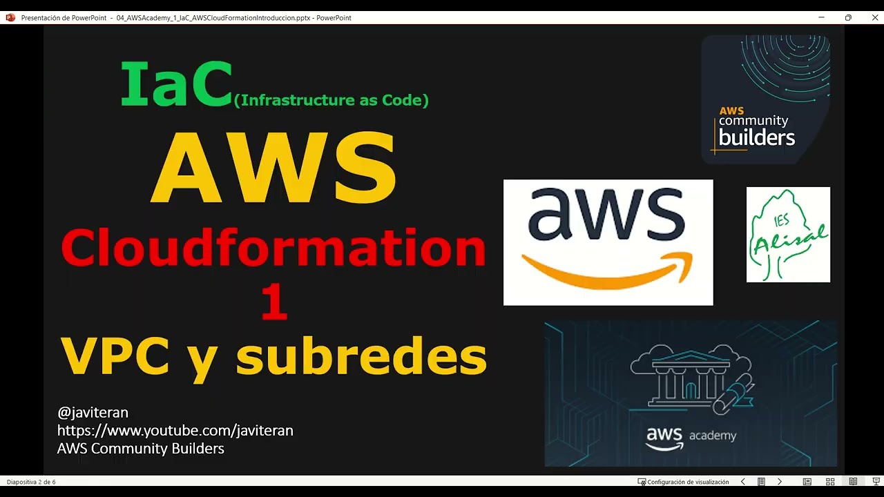 01 AWS CloudFormation Introducción. VPC IPv4/IPv6. IaC. AWS Academy.