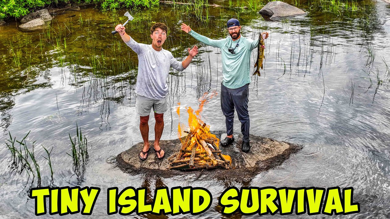 2v2 TINY Island SURVIVAL CHALLENGE!