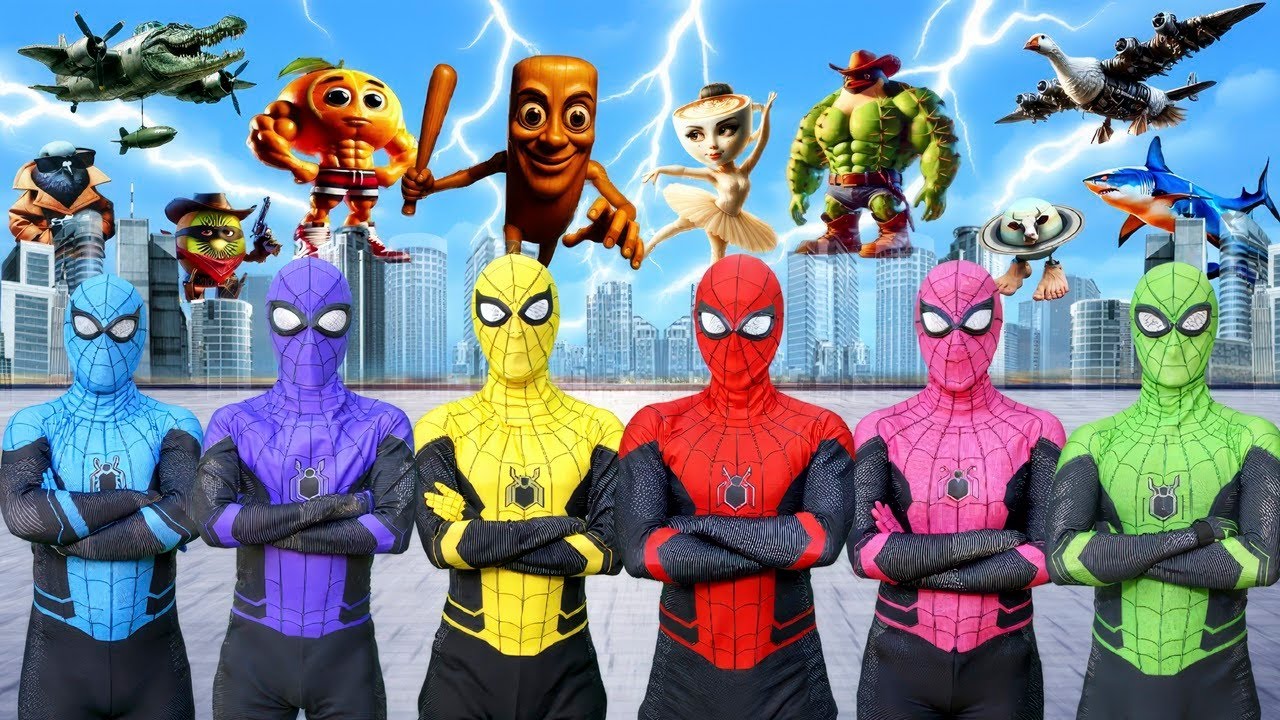 🇮🇩 Kisah Lengkap Tim Semua Spider-Man, Hacker, dan Joker