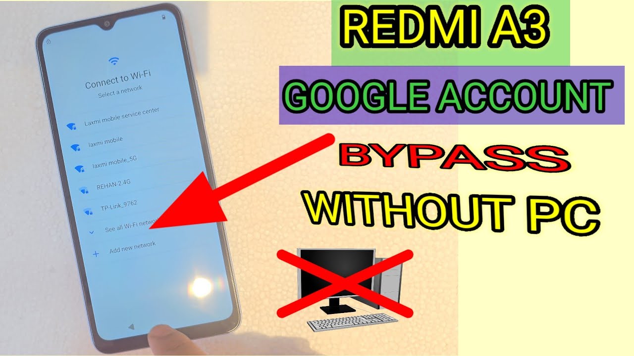 redmi A3 2024 frp bypass / android 14  new trick /no need pc no need any sim card