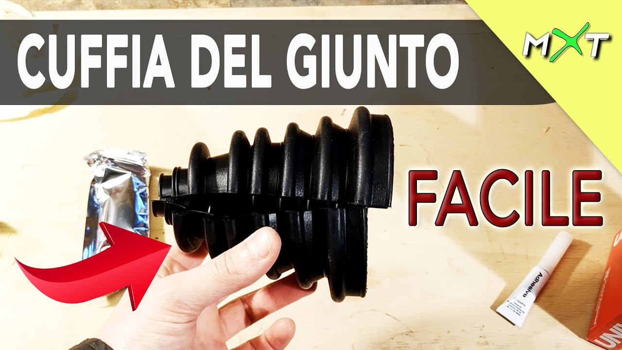 SOSTITUZIONE VELOCE DELLA CUFFIA DEL GIUNTO OMOCINETICO E RISPARMI UN SACCO DI SOLDI DI OFFICINA