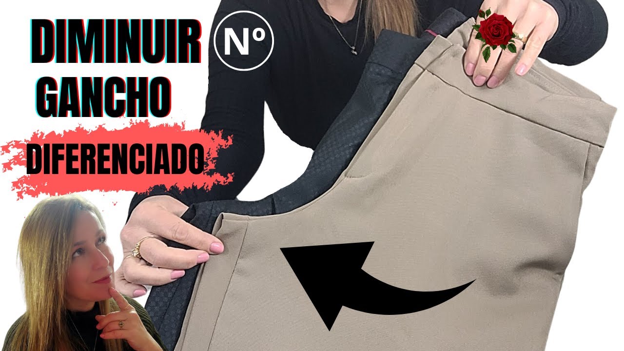COMO DIMINUIR GANCHO DE MANEIRA CORRETA SEGURA SEM CORTAR FUNDO DE CALÇA SOCIAL ALFAIATARIA FEMININA