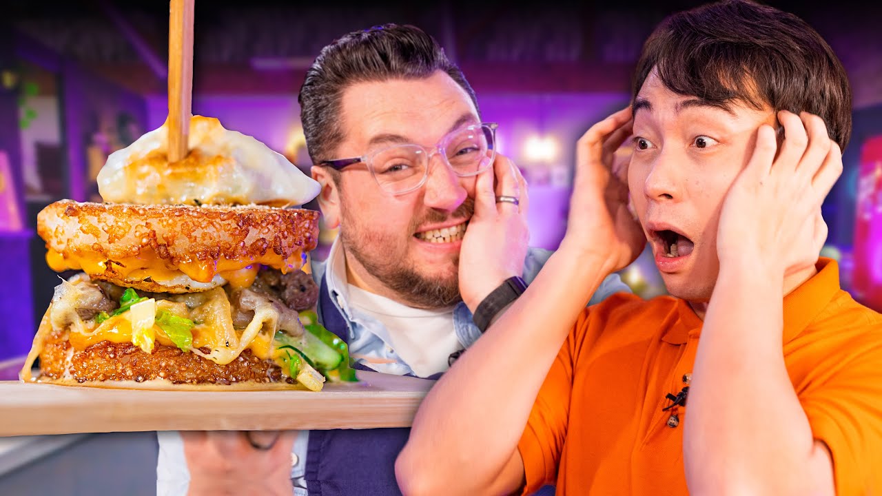 Uncle Roger SAVAGES this Rice Burger!! @mrnigelng