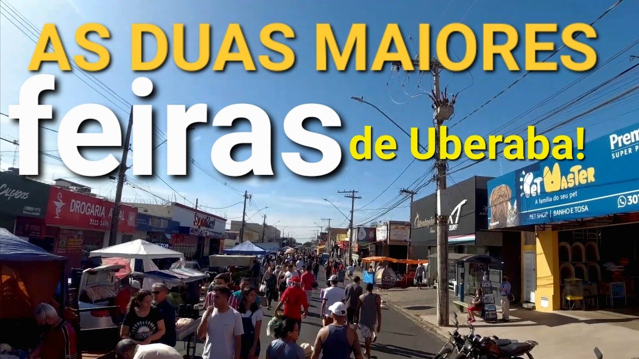 CONHEÇA A FEIRA DA ABADIA E DA MOGIANA EM UBERABA MG